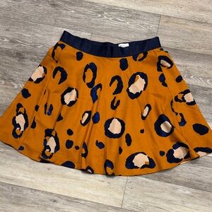 3.1 Phillip Lim Orange and Black Skater Skirt